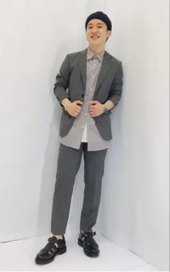 1回着用 美品 ジーユー GU ウォッシャブルテーラードジャケット セットアップ