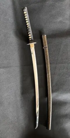 模造刀 打刀 黒鞘 樋入り刀身 鞘付き長さ約104cm 2615 - メルカリ
