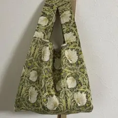 handmade エコバッグＬ　ウィリアムモリス
