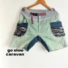 go slow caravan クレイジーパターン ショートパンツのサムネイル
