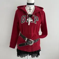 希少GAP ギャップ パーカー y2k 平成 ギャル グランジ 海外ガール ロゴ