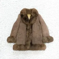 11号 ムートンコート Matsuzakaya Fur 極暖 上質