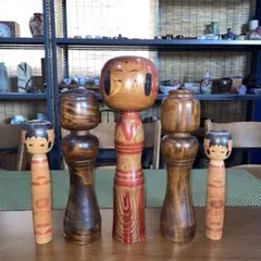伝統こけし 4本セット 郷土玩具 石山三四郎作 - メルカリ