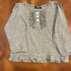 COMME CA ISM グレー カットソー 90