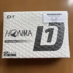 HONMA D1 ゴルフボール 12球 ホワイト