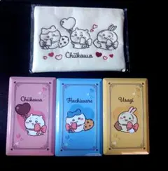 新品未開封 ポーチ ちいかわチョコレート缶　3個セット ちいかわ チョコ