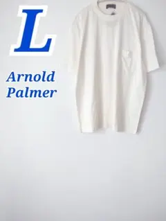 Arnold Palmer 半袖ポケットTシャツ ライトイエロー L　シンプルのサムネイル