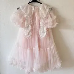 子供ドレス 140cm ピアノ発表会 ピンク