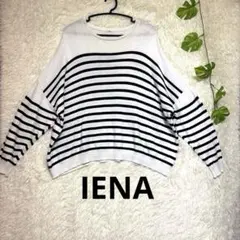 IENA ゆるだぼ　大人カジュアル　オーバーサイズ　長袖綿ニット　　　16