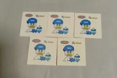 ポケモンパン デコキャラシール 203弾 クワッス 5枚セット