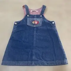 デニム ジャンバースカート familiar