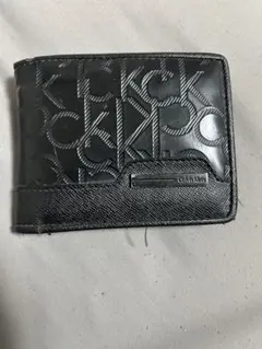 Calvin Klein ブラック 二つ折り財布