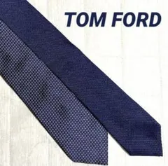 TOM FORD ネクタイ 2本セット ネイビーのサムネイル