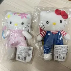 ハローキティ展 ぬいぐるみ チャーム ストラップ セット