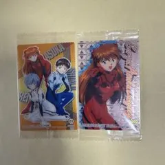 エヴァンゲリオン ウエハース カード SP2種　2009 シンジ　レイ　アスカ