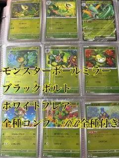 ブラックボルト、ホワイトフレアモンスターボールミラーコンプ＋RR