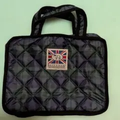 LAVENHAM キルティング ポーチ ネイビーのサムネイル