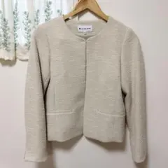 【美品】GLOBALWORK　ノーカラージャケット　М　一度着用