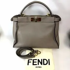 フェンディ ピーカブー アイシーユー ミディアム レザー 2WAY 