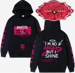 HAZBINHOTEL ハズビンホテル エンジェルダスト パーカー ブラック