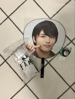 タイムレス 篠塚大輝うちわ ペンライト　銀テープ　セット