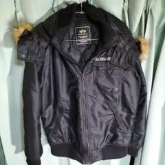 ALPHA IND. ブラック フライトジャケット