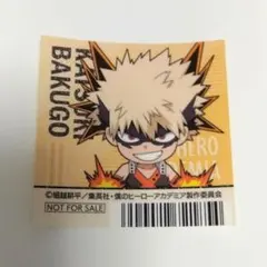 ヒロアカ アニメイト ステッカー シール ヒーローVSヴィラン 爆豪勝己