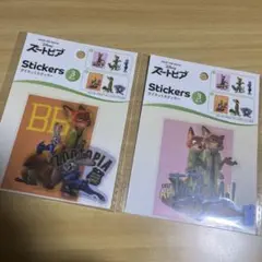 ディズニー　ズートピア　ダイカットステッカー