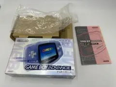ゲームボーイアドバンス　ミルキーブルー　箱、内箱、説明書のみ
