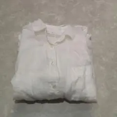 【無印良品】シャツ　白　綿100％　Мサイズ〜Ｌサイズ