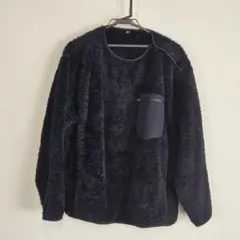 【未使用級】UNIQLO フリースジャケット ブラックLサイズ