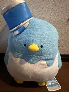 牛人のペンキかぶっちゃう系ペンギンさんBIGぬいぐるみ