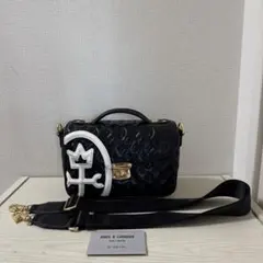 【新品同様】カステルバジャック アンジェ 2way ショルダーバッグ ブラックのサムネイル