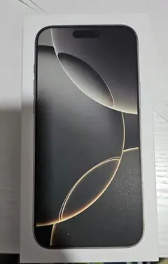 新品未開封iPhone16 Pro Max 256GBナチュラルチタニウム
