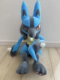 早い者勝ち送料無料 ポケモン色違いルカリオぬいぐるみ - メルカリ