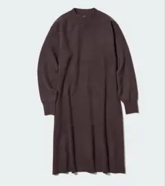 スフレヤーンモックネックワンピース