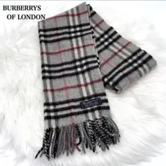美品✨ バーバリーズ カシミア 100% マフラー ノバチェック