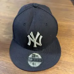New Era 59FIFTY ブラックキャップ 6 3/4