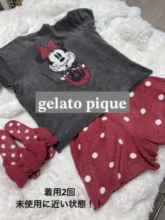 ジェラートピケ　Minnie/ジャガードプルオーバー&ショートパンツ スリッパ