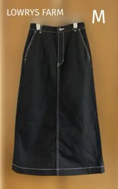 ローリーズファーム　ロングタイトスカート　ブラック　Mサイズ