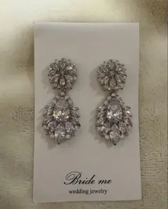 Bride me クリスタルイヤリング