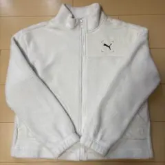 PUMA フリースジャケット M ホワイト