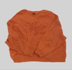 H&M Divided ディズニーコラボ スウェット トレーナー オレンジ 長袖