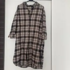 INGNI（イング） オフショル2WAYチェック柄ロングシャツワンピ