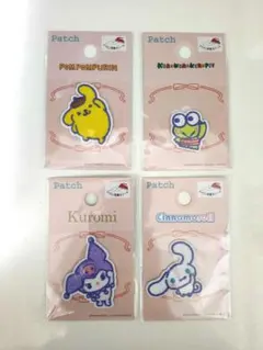 【新品✨️】サンリオ　ワッペン　セリア　4点セット
