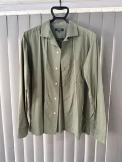 BEAMS HEART 長袖シャツ カーキ Sサイズのサムネイル