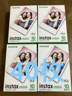 富士フイルム instax mini インスタントフィルム 10枚×4パック