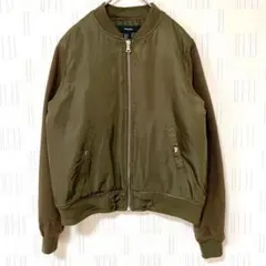 FOREVER21 MA1 ミリタリージャケット　秋冬アウター　カーキ　シンプル