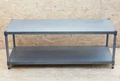 ホームエレクターヴィンテージ　棚　ローボードセット　ソリッド　2段　幅120cm