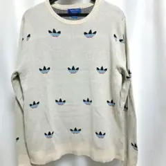 アディダス　綿ニットL